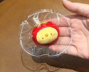 Chick Series Silicone Squishy – Tomato Chick
