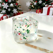 Christmas Glitter Maltose Squishy – Star Cube