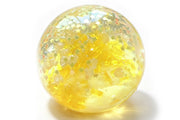 Glitter Maltose Squishy Ball – 6cm – Yellow