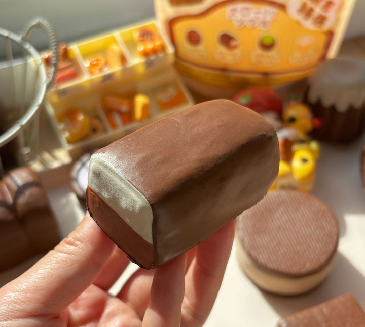 Mini Long Chocolate Wafer Slow-Rising Squishy