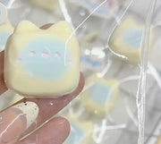 Mini Water-Filled Cat Squishy – Cheese Cat
