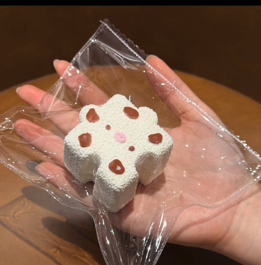 Mochi Cream Character Squishy – Cow Puzzle