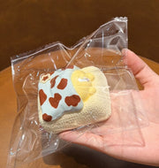 Mochi Cream Character Squishy – Cow Pompompurin Blanket