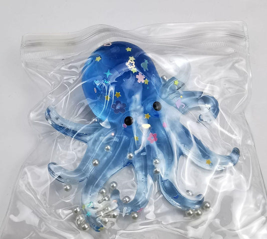 Octopus Maltose Squishy Ball – Blue