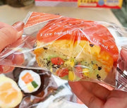 Premium Bread Series Silicone Squishy – Wasabi Salmon Bread