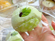 Premium Daifuku Dessert Series Silicone Squishy – Green Apple Snow Skin Mochi