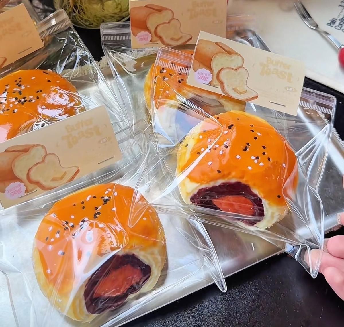 Premium Dessert Series Silicone Squishy – Egg Yolk Pastry