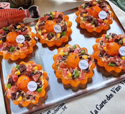 Premium Tart Series Silicone Squishy – Bacon Beef Egg Tart