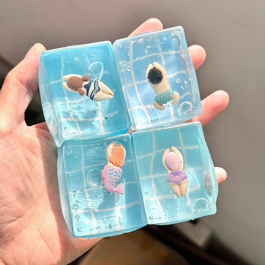 Summer Cool Maltose Squishy Ball – 3cm – Square